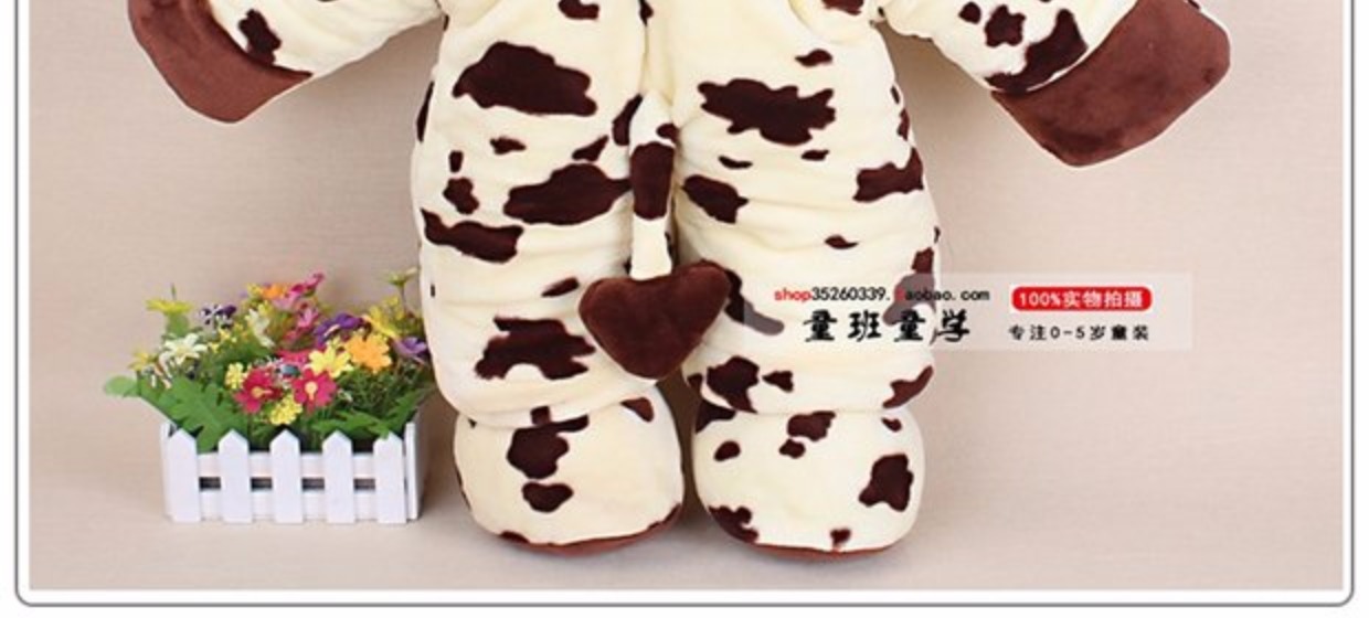 Quần áo mùa đông cho bé Quần áo sơ sinh cotton mùa thu và mùa đông ấm áp cho mùa đông đồ liền quần