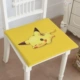 Pikachu phim hoạt hình dễ thương cotton và lanh ghế ăn đệm đệm đệm sofa đệm văn phòng - Ghế đệm / đệm Sofa