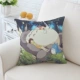 Totoro đơn giản IKEA Bắc Âu siêu mềm Pháp gối gối thắt lưng gối xe đệm sofa gối tựa lưng