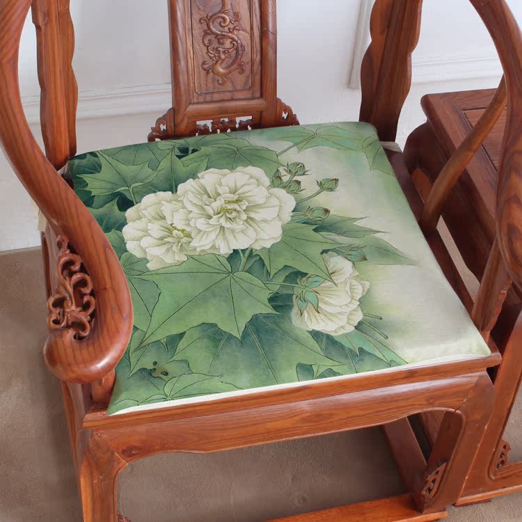 Thơ cổ điển Trung Quốc mẫu mới Trung Quốc đệm cổ điển gỗ gụ sofa đệm pad ăn ghế pad dày tùy chỉnh thảm ghế gỗ phòng khách