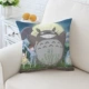 Totoro đơn giản IKEA Bắc Âu siêu mềm Pháp gối gối thắt lưng gối xe đệm sofa gối tựa lưng