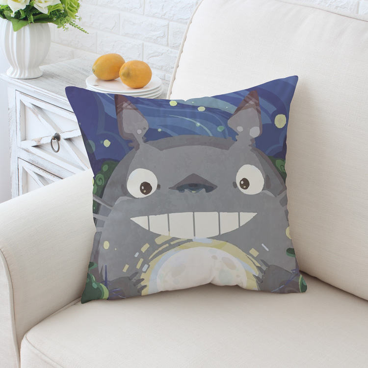 Totoro đơn giản IKEA Bắc Âu siêu mềm Pháp gối gối thắt lưng gối xe đệm sofa gối tựa lưng bộ mền gối văn phòng