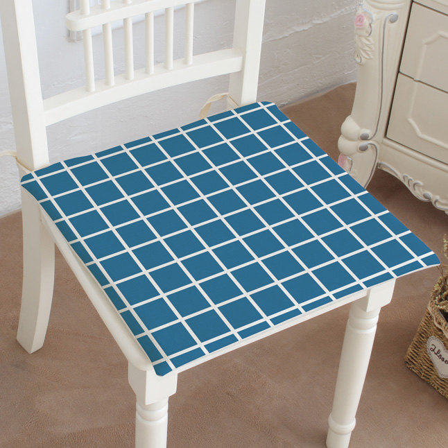 Điểm dòng Bắc Âu IKEA bông hình học và vải lanh ghế đệm ghế thắt lưng gối xe đệm văn phòng sofa đệm tấm trải ghế sofa mùa hè