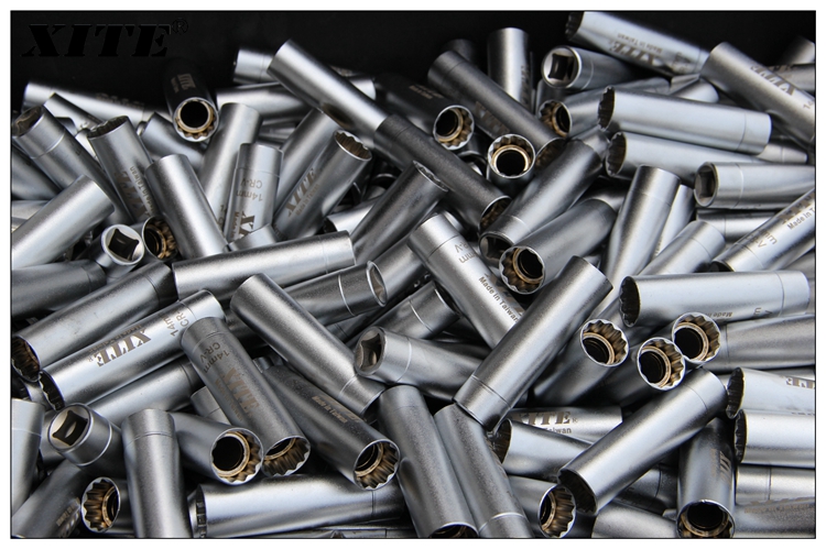 Magnetic spark plug sleeve 14mm ultra-thin magnetic BMW Mercedes-Benz Nissan spark plug wrench car repair tool