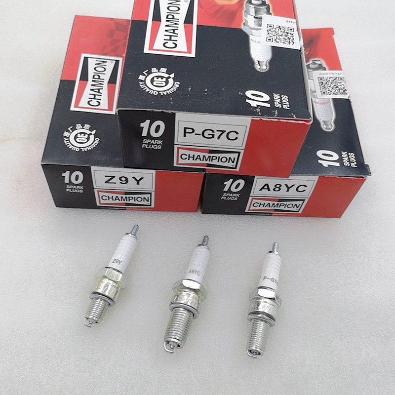 Applicable locomotive spark plug CHAMION SPARK PLUG FIRE NOZZLE Z9Y 12 A8YC FIRE MOUTH SPARK PLUG