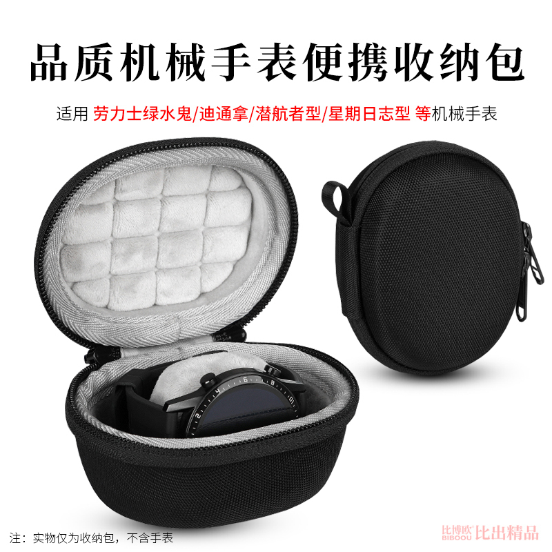 Suitable for Rolex Green Submariner Daytona Mechanical Watch Storage Box Storage Bag Portable Storage Bag