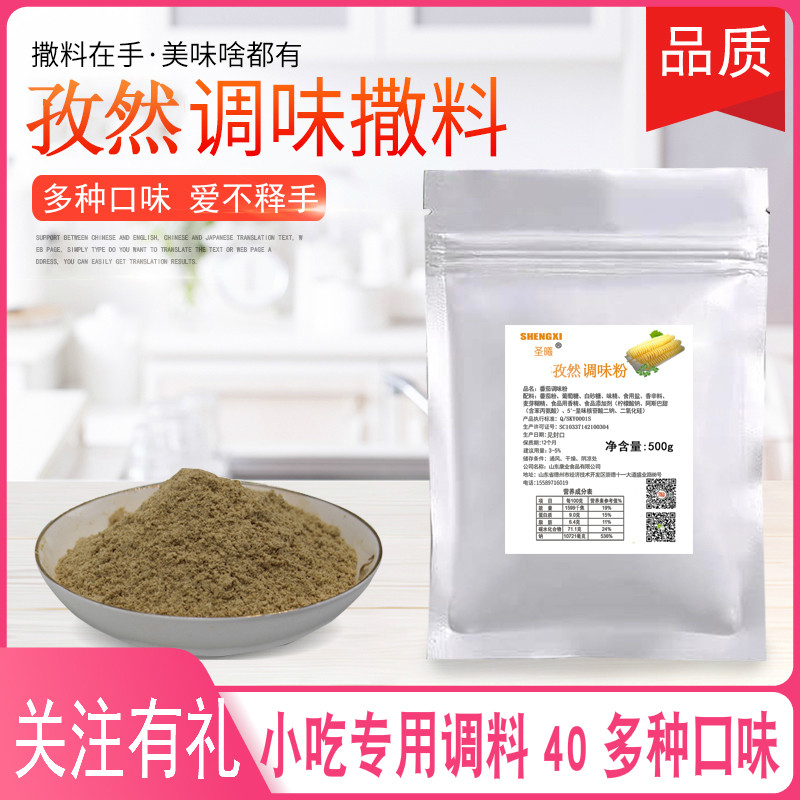 Zyin Powder Barbecue Seasoning iron plate Squid Brush Stock Fried Grilled Meat Dip Chicken Xenophobic powder Sardinese