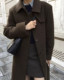 现货overtake韩国东大门2025秋冬新款女装时尚百搭长款羊驼大衣