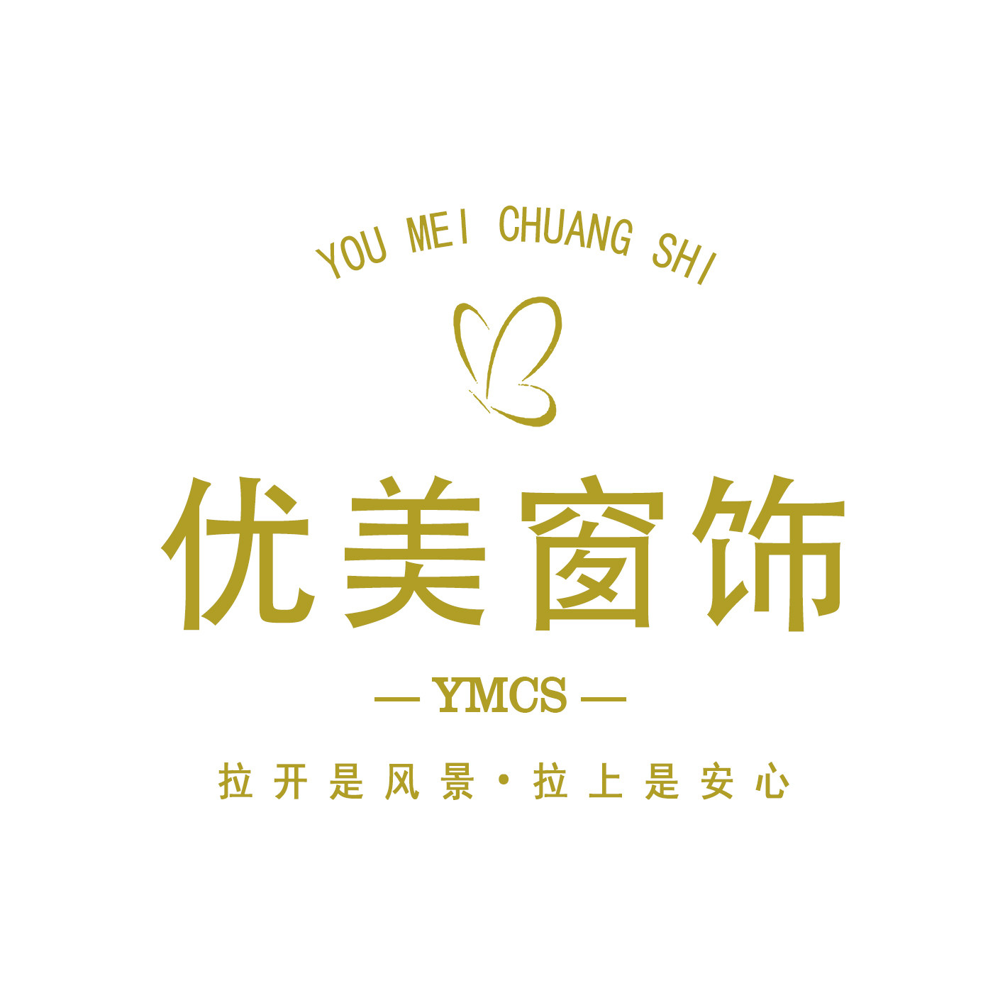 优美窗饰的LOGO
