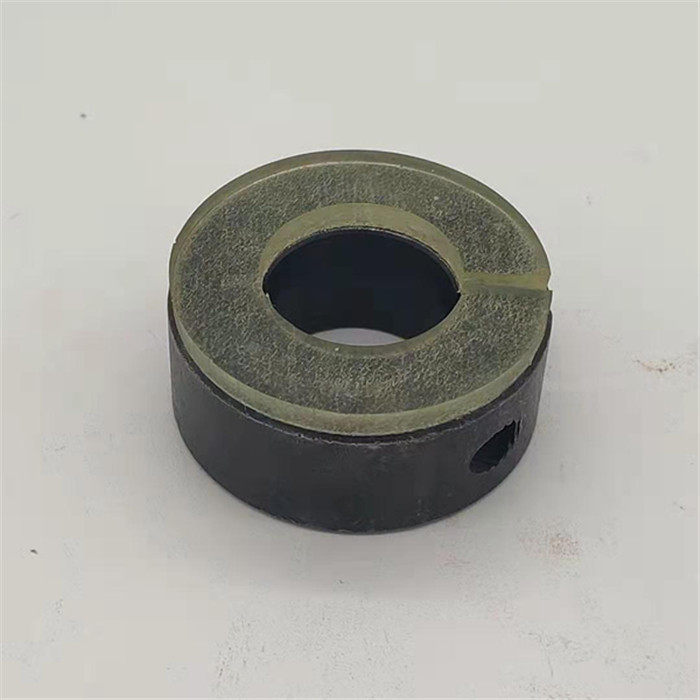 With polyurethane open type separation type steel fixing ring Optical shaft clip Damping buffer gasket limit ring positioning