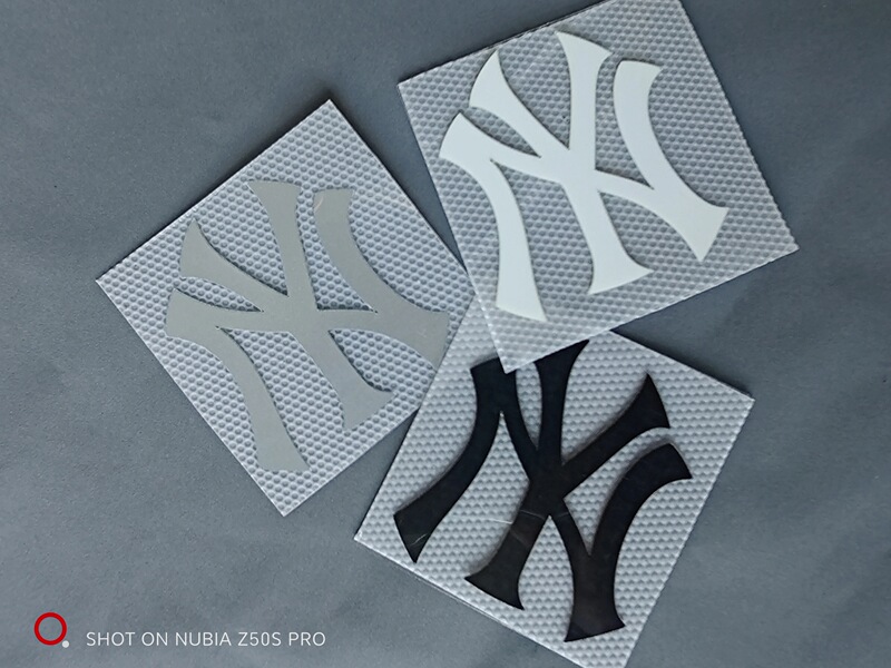 3D Silicone Heat Transfer Mlb Logo Patch for T-Shirts, Jackets, Washable DIY Chest Patch, Ny Decorative Patch