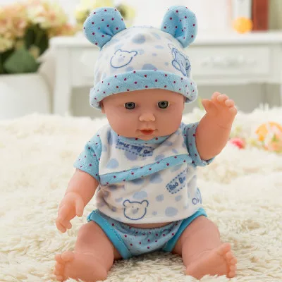 Speaking smart doll for bath from soft rubber, realistic toy, simulation modeling for children