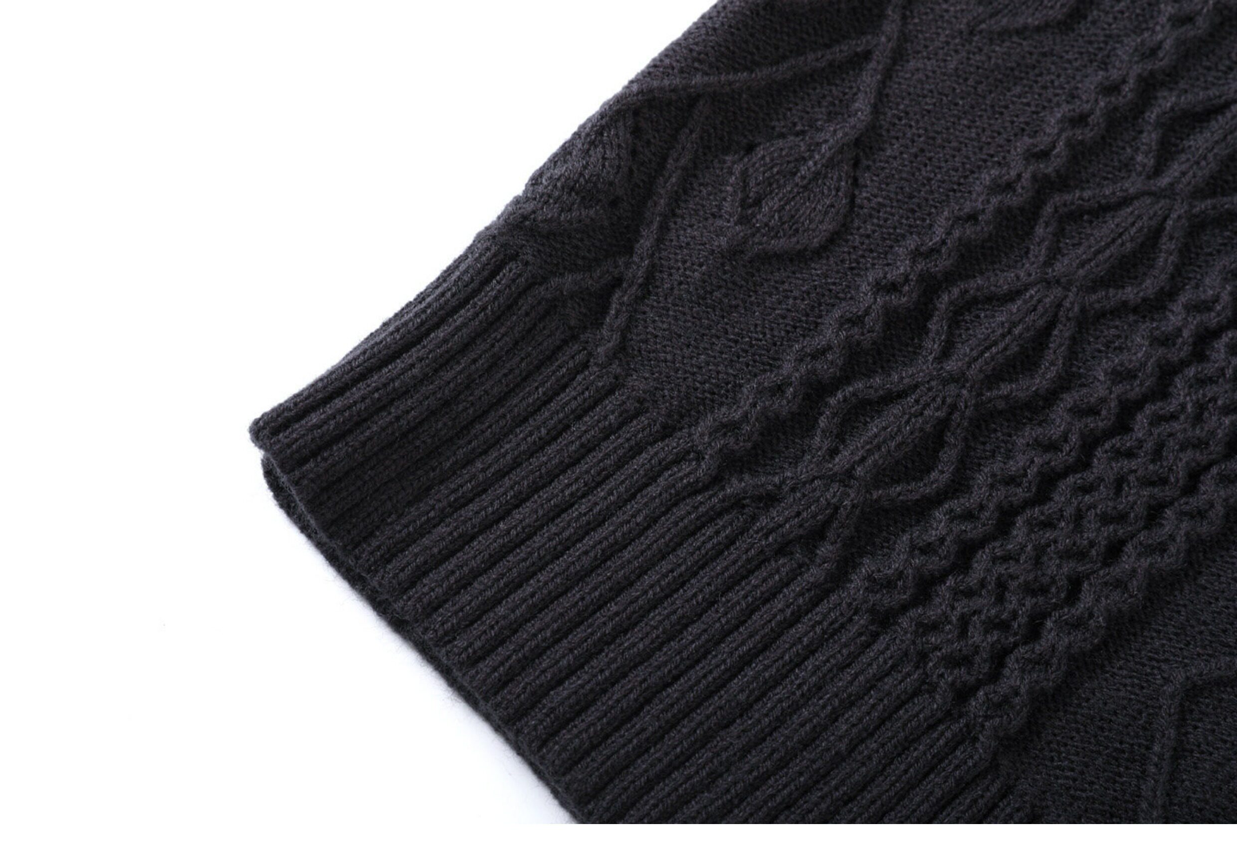 TAICHIISM Cable-Knit Turtleneck Sweater