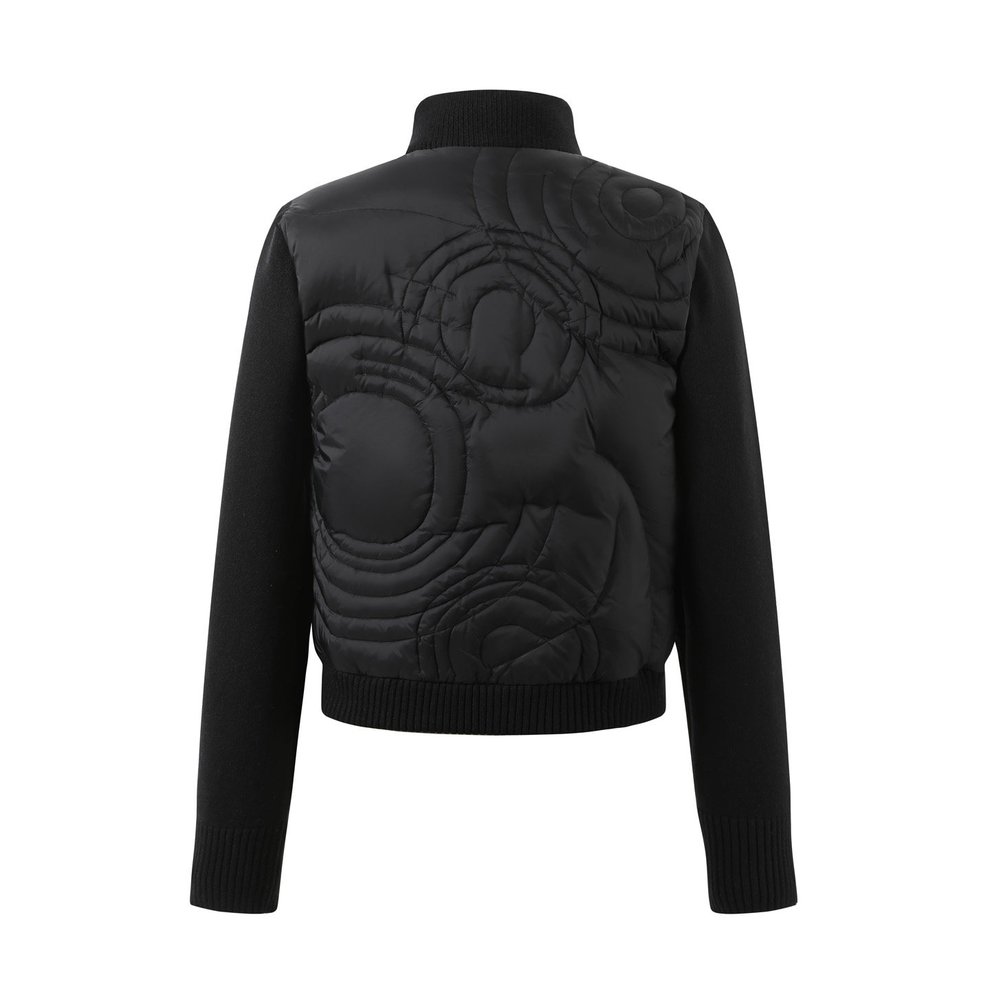 TAICHIISM 131g Wool-Blend Knit Paneled Down Slim Jacket