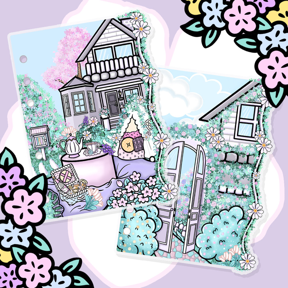 Brying Q] Original separation page Alice series ins and European hands account decoration Gillito This split page