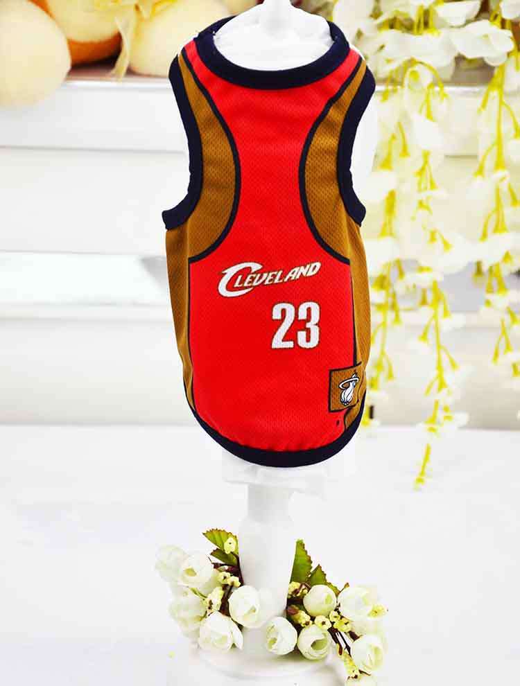 Quần áo chó lưới vest Teddy bóng rổ bóng đá World Cup trang phục thú cưng chó lớn Golden Retriever quần áo khàn - Quần áo & phụ kiện thú cưng áo cho chó pug