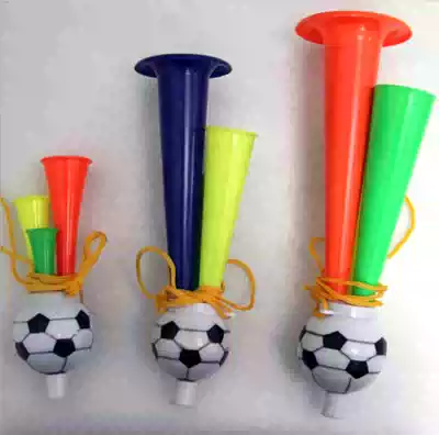 European Cup fans cheer sports games bar party supplies stalls toy trumpets