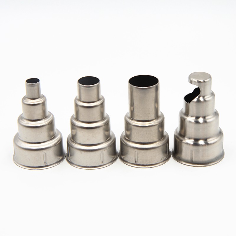 Stainless Steel Hot Wind Gun Blast Nozzle Gun Nozzle Baking Gun Wind Nozzle Hot Wind Gun Disassembly Welding Wind Gun Head Reflex Nozzle Multi-Spec Mouth