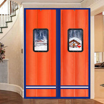 Self-priming cotton door curtain winter warm thickened household commercial windproof windproof sound insulation air conditioning magnetic partition curtain