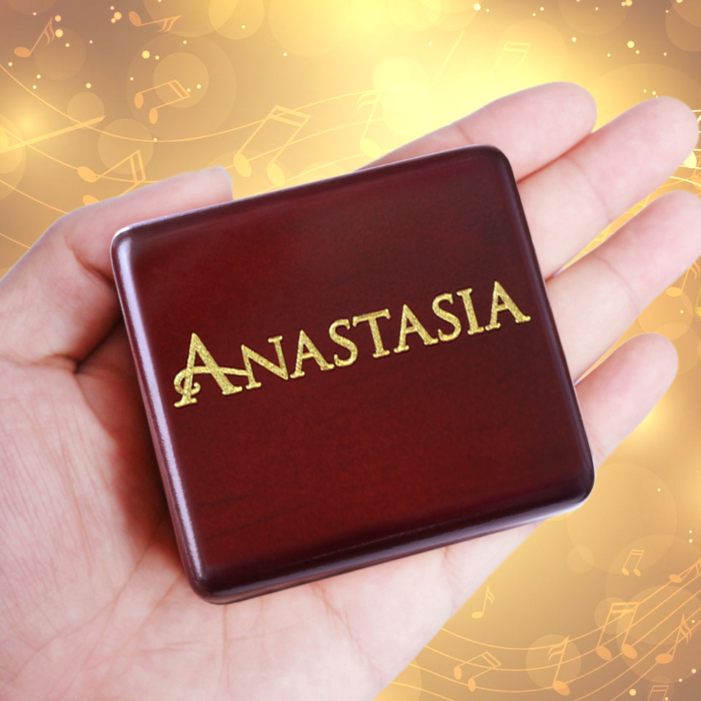 Anastasia clockwork Music box Once Upon a December wood shaking eight-tone box to send children's festival