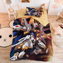 Children cartoon cartoon four sets of up to cover bed linen three sets of boys student dorm robot quilt cover