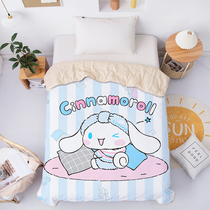 Cartoon Net Red Maiden Wind Summer Cool Quilt Core Double Washable Quilted Jade Gui Dog Air Conditioning Quilt Double Cotton Quilted Bedding