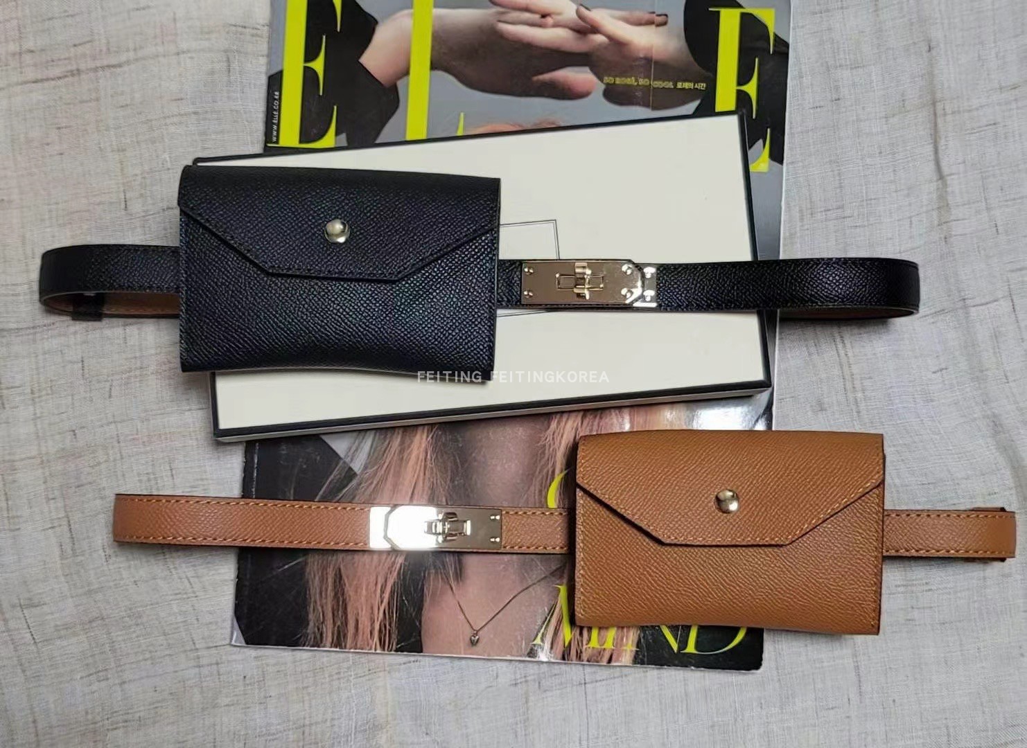 Now Goods ~ Sunflower Ernie the same money ~ Korea Dongdaemun's new 100 hitch-style brief fashion fanny pack-Taobao