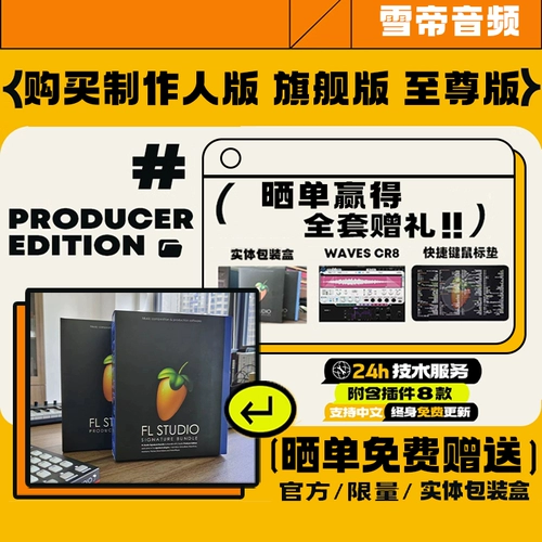 Snow Di Audio китайский FL Studio 24 Производитель издания Fruit Software Edition Flstudio