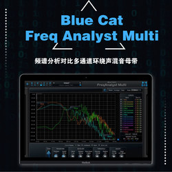 블루 고양이 freqanalystmulti 스펙트럼 분석 멀티 채널 서라운드 사운드 믹서의 비교