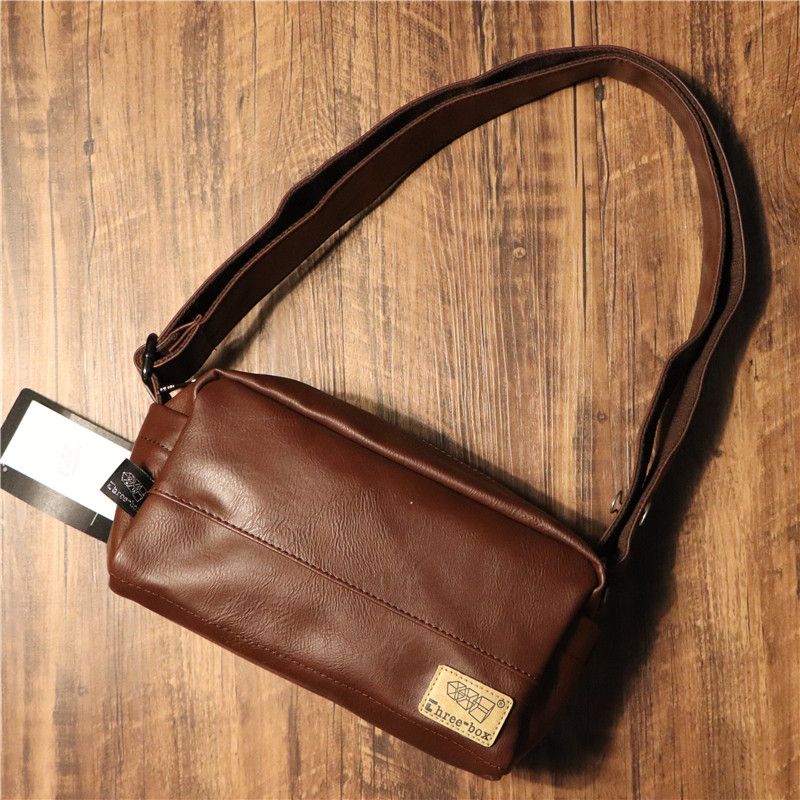 tre scatole nuova borsa a tracolla da uomo alla moda mini zaino piccolo da uomo e da donna versione giapponese e coreana borsa quadrata per cellulare a tracolla retrò_voghion.com