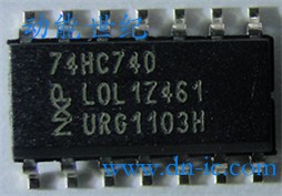 74HC74D double D flip-flop chip package SOP14