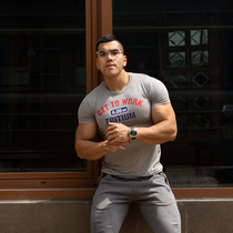 LIANG PIN Jacky beam PIN tritium men sports fitness leisure quick-drying 4AM print T-shirt 01908