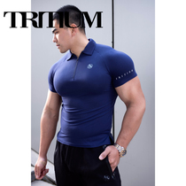 LIANG PIN Jacky Liang PIN Jacky sports short sleeve slim lapel fitness work clothes custom polo shirt 01810