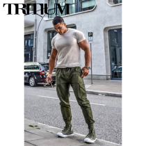 LIANG PIN Jacky beam product tritium men Sports Leisure slim double pocket tooling trousers 01912