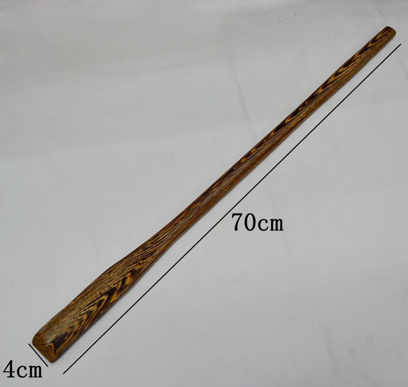 Promotion of redwood shoes plug wood lengthened wood shoes wear chicken fin wood long handle shoes is 70 cm long