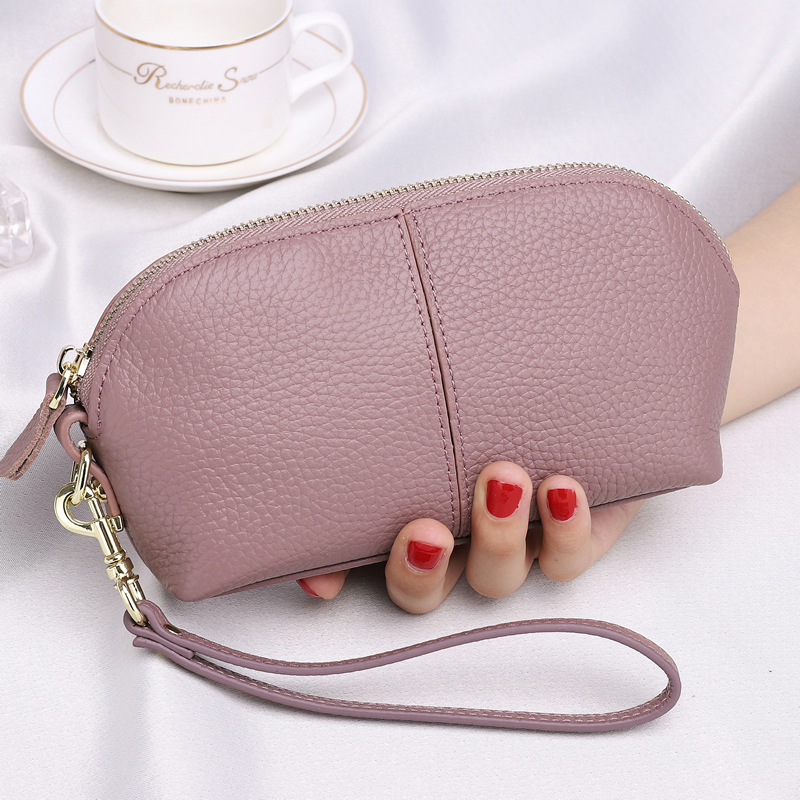 Clutch Bag for Women, Large Capacity Genuine Leather Handbag, 2026 New Model, Mobile Phone Coin Purse, Women's Mother's Leather Small Bag