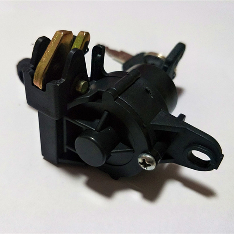 Universal xe máy Honda xe điện thân đuôi hộp lưu trữ hộp đẩy loại khóa khóa xi lanh khóa kết hợp - Xe gắn máy phía sau hộp hộp đựng đồ xe winner