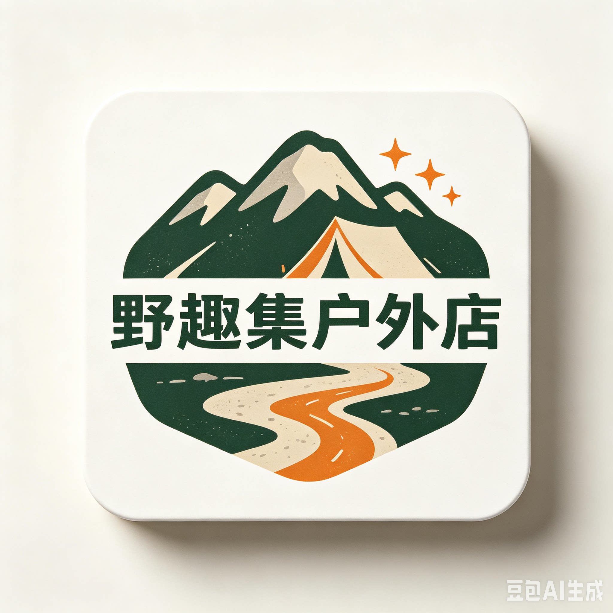 野趣集户外运动店的LOGO