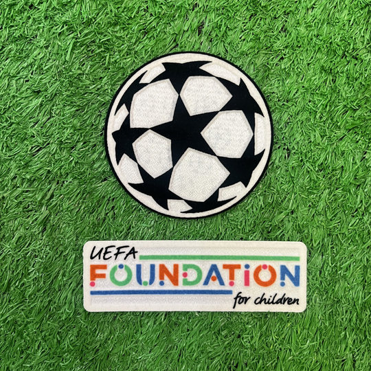 kitsbox正品24/25欧冠臂章皇马曼城米兰拜仁5冠6冠7冠15冠章