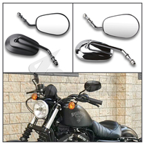 Suitable for Harley XL883 XL1200 Willuder Night Luther Dana big gliding fat boy rearview mirror