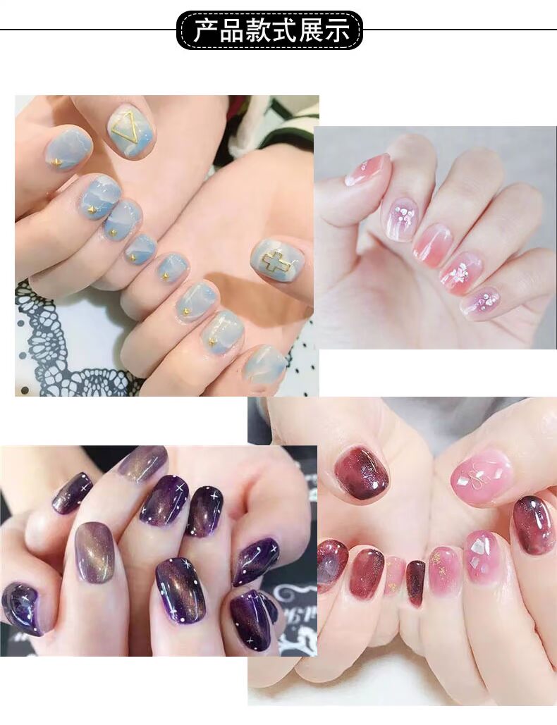 Dụng cụ làm móng tay Sponge Gradient Pen Smudge Bút Spotlight Điểm sáng trị liệu Keo Sponge Đầu đôi Có thể thay thế - Công cụ Nail máy làm nail
