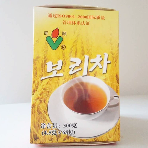 Северо -восток Рен Янбиян Корейский ячменный чай, искренний, экспортируется в корейский ярко -чайная коробка 400G