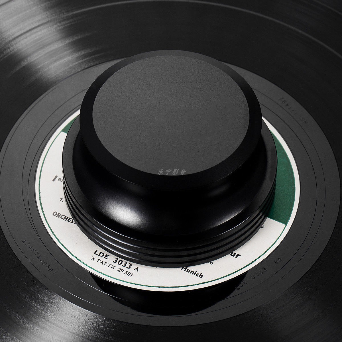 Heavy Work Aluminum Alloy LP Black Glue Record Town 410g Record Machine Special Press Town Grammater Sound Machine Disc Town Accessories Tool