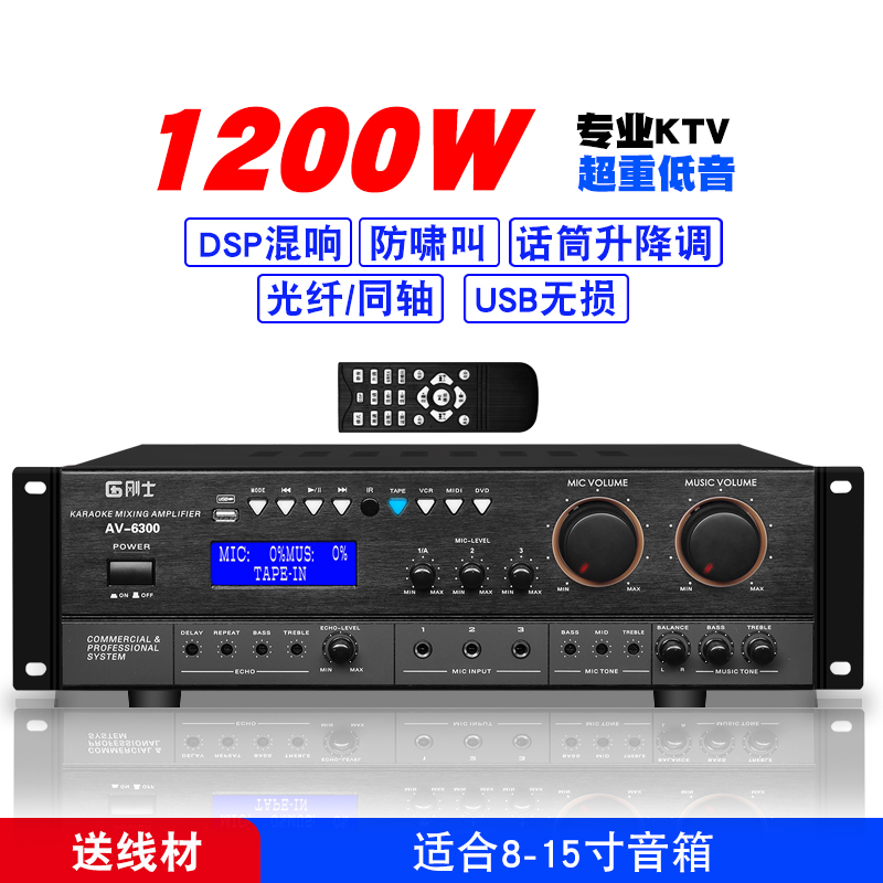 Just Corporal AV High Power Home Utiliti Karaoke Professional KTV Heavy Bass HIFI Amplifier Conference Sound