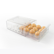 Drawer refrigerator egg box dumpling storage box dumpling box with ventilation holes can be stacked and can be frozen and refrigerated