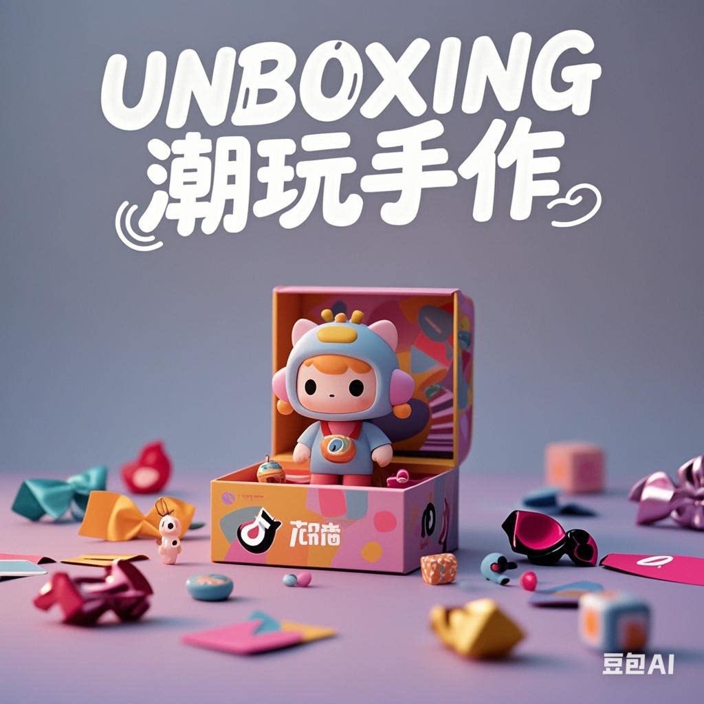 UNBOXING潮玩手作的LOGO