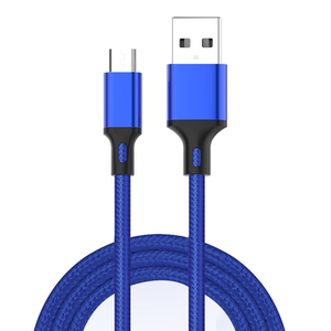 蘋果安卓手機數據線type-c 小米8se 6x 9se尼龍編織充電線2A快充