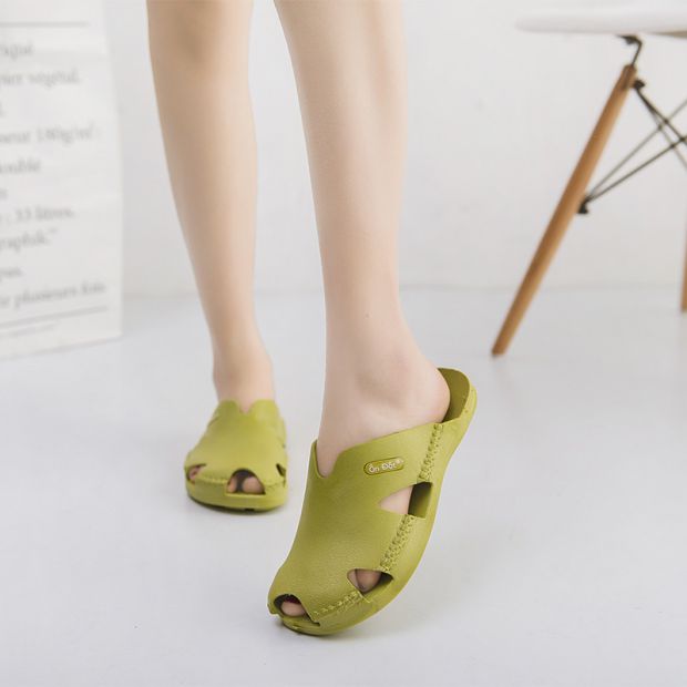 Giày Việt Nam chính hãng ấm áp dép đi trong nhà nam từ phòng tắm đôi dép đi trong nhà có lỗ mềm và thoải mái dép kẹp nam
