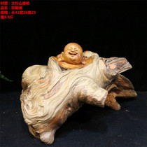 Too-Cliff Cypress Aging Hair Root Carving Pendulum Pieces Natural Wood Carving Bouquets Golden Silk Nana Lump In The Dark Wood Malleover