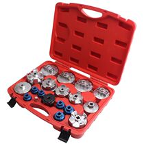 19-piece set of cartridge type filter paper filter wrench oil grid wrench set machine filter disassembly and assembly tool disassembly wrench